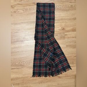 Vintage Drakes cashmere tartan scarf